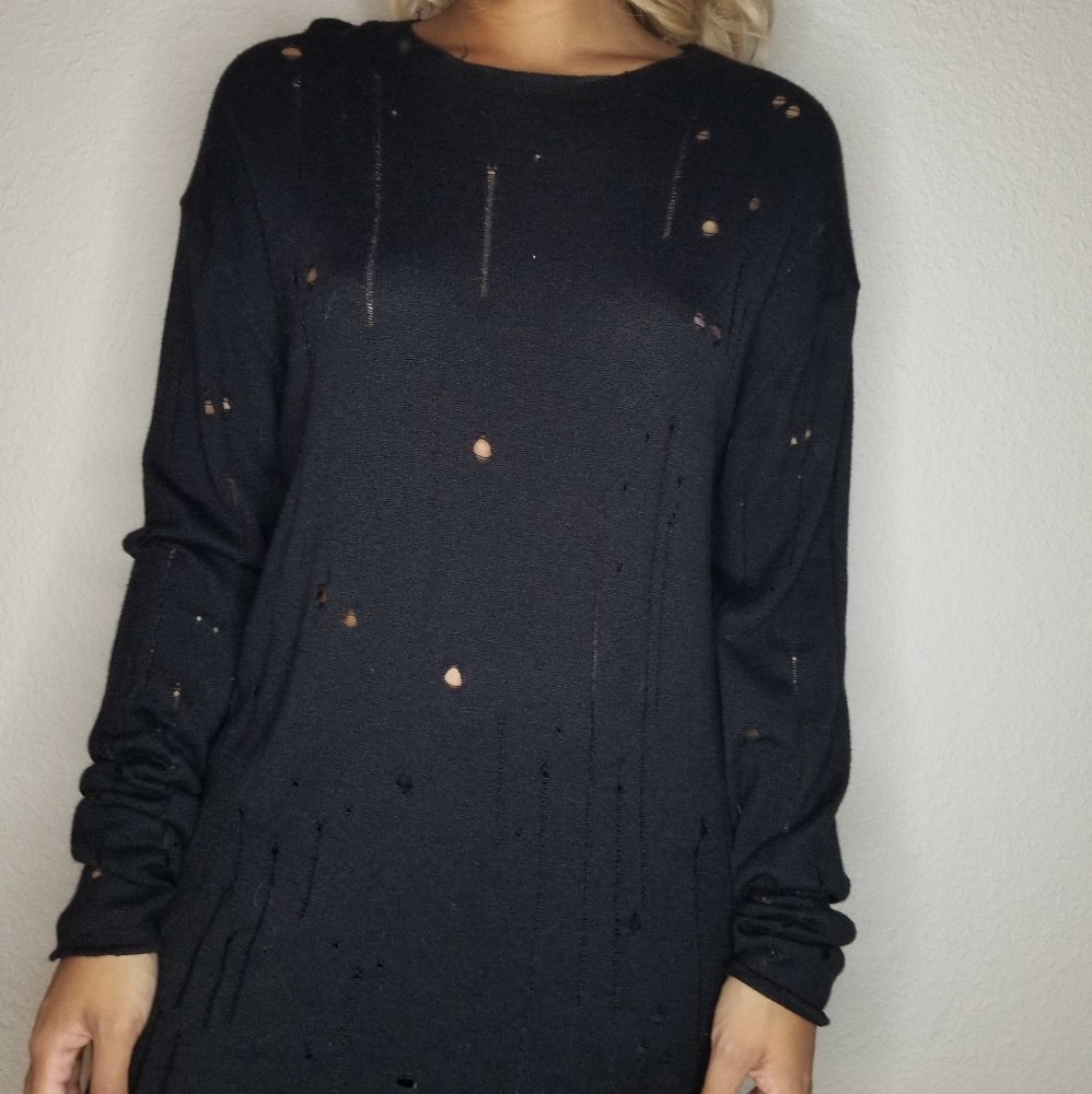 SOLD | Forever 21 distress sweater